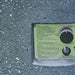 Modeno Lava Tube Fire Pit ignition switch close up