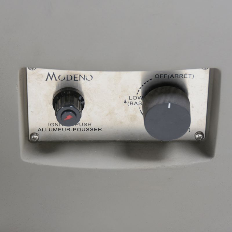 Modeno Nantucket Fire Bowl ignition switch close up