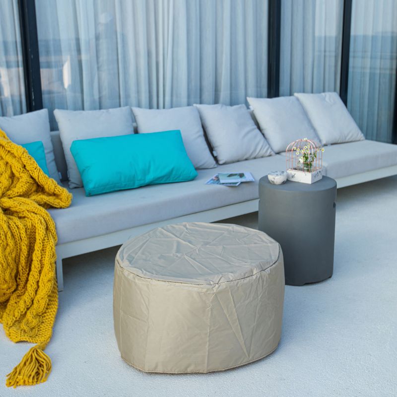 Modeno Nantucket Fire Bowl with canvas Cover and tank cover