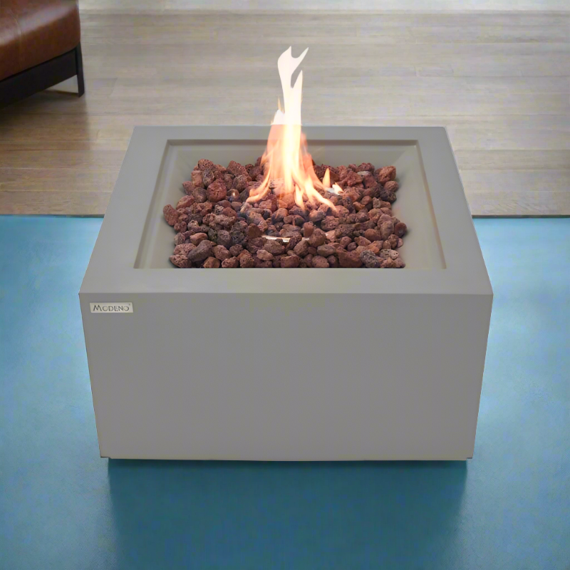 Modeno Ridgefield Fire Pit full set Up Indoor