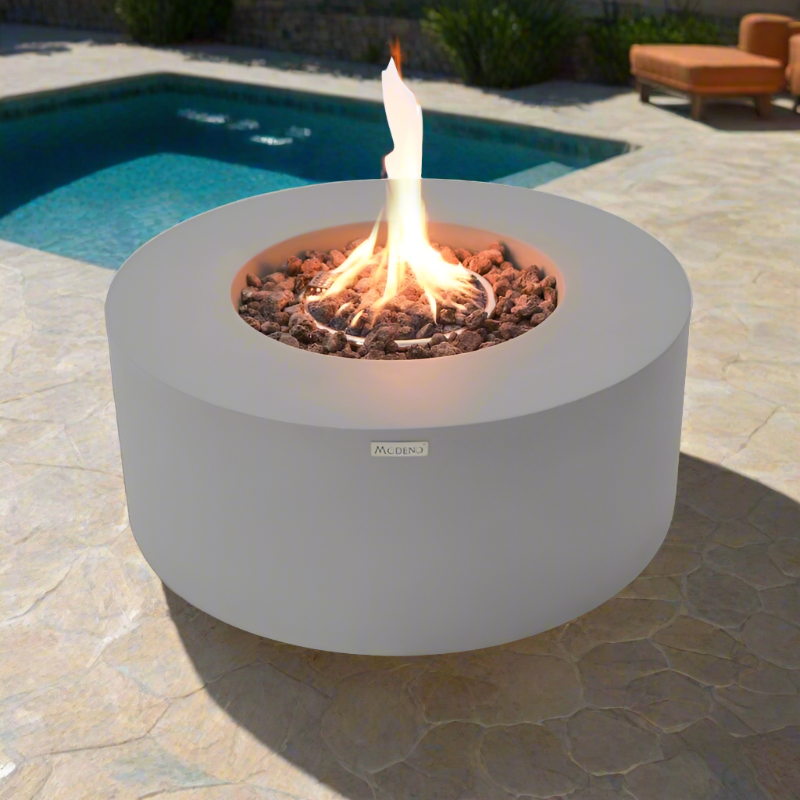 Modeno Tramore Fire Table with Flame Poolside