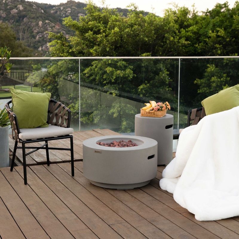 Modeno Waterford Fire Table No flame balcony set up