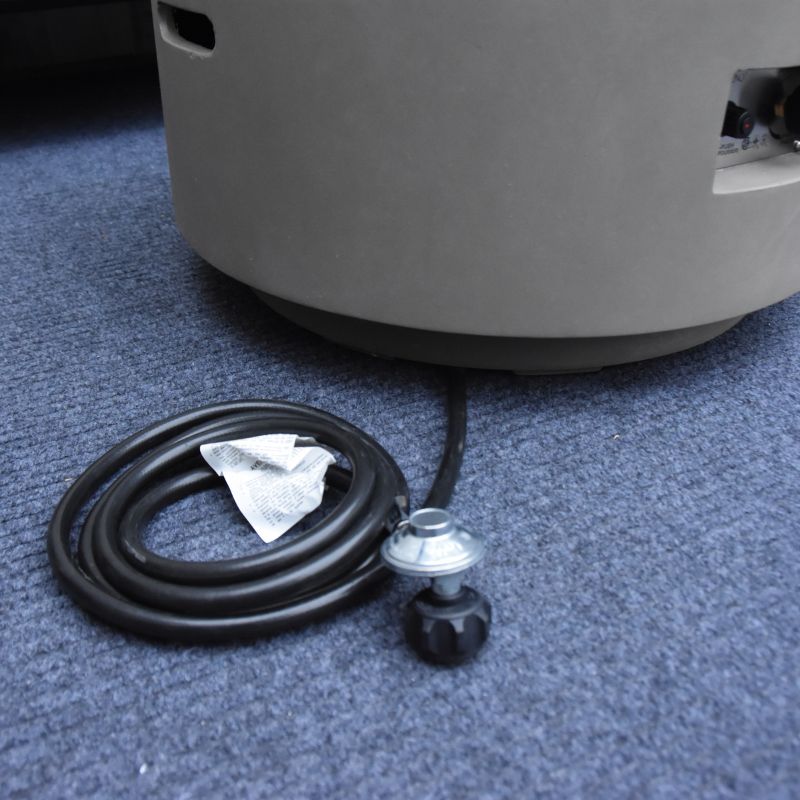 Modeno Waterford Fire Table with connected Hose