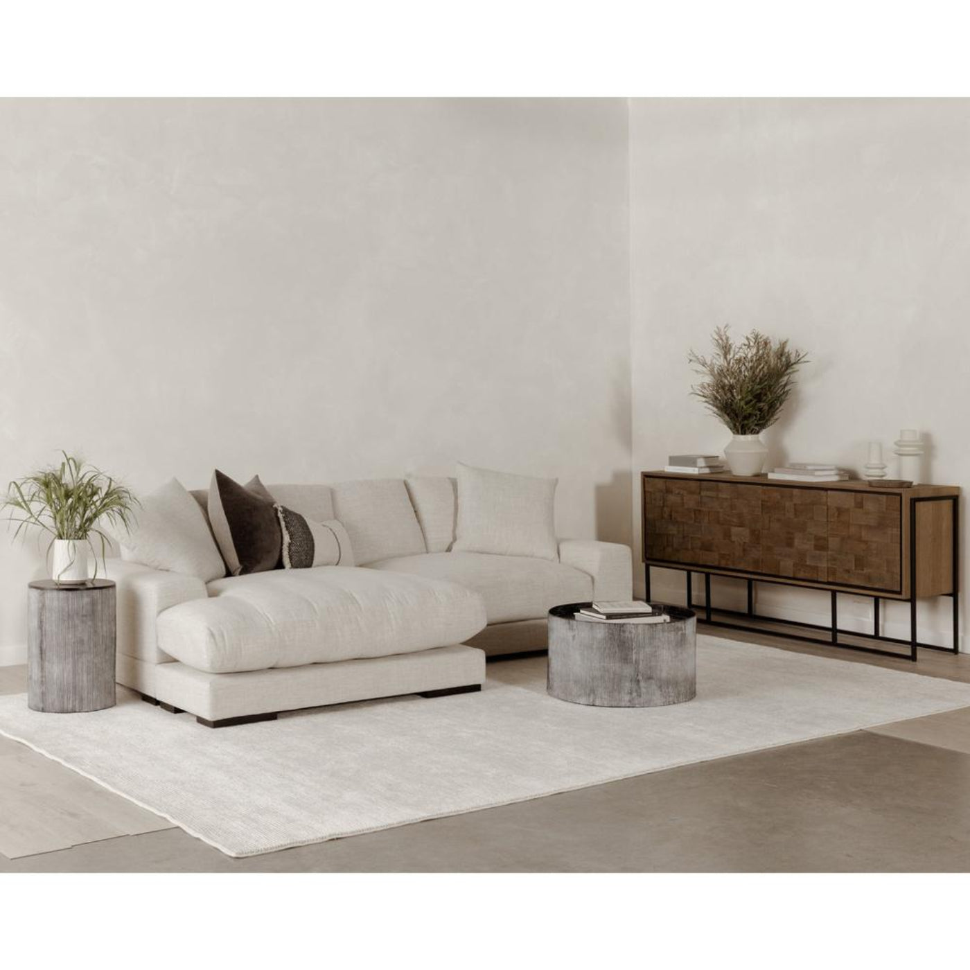 Moe's Home Collection Plunge Sectional Sahara - TN-1004-21