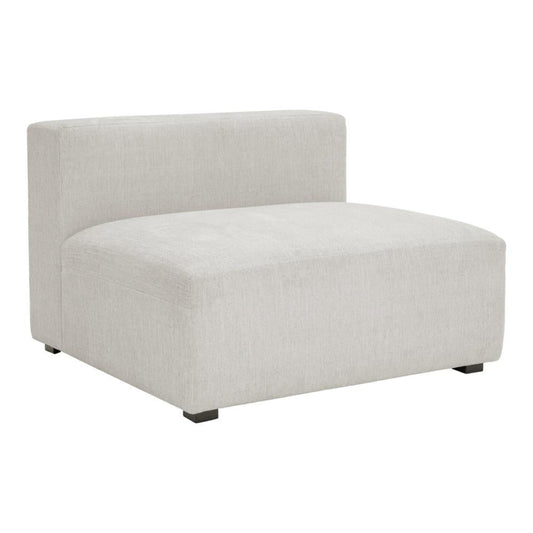 Moe's Home Collection Romy Armless Chair Cream - WB-1012-05