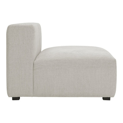 Moe's Home Collection Romy Armless Chair Cream - WB-1012-05