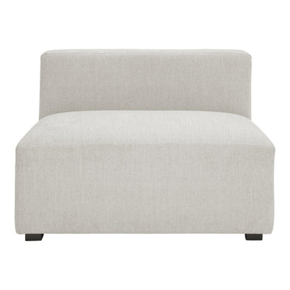 Moe's Home Collection Romy Armless Chair Cream - WB-1012-05