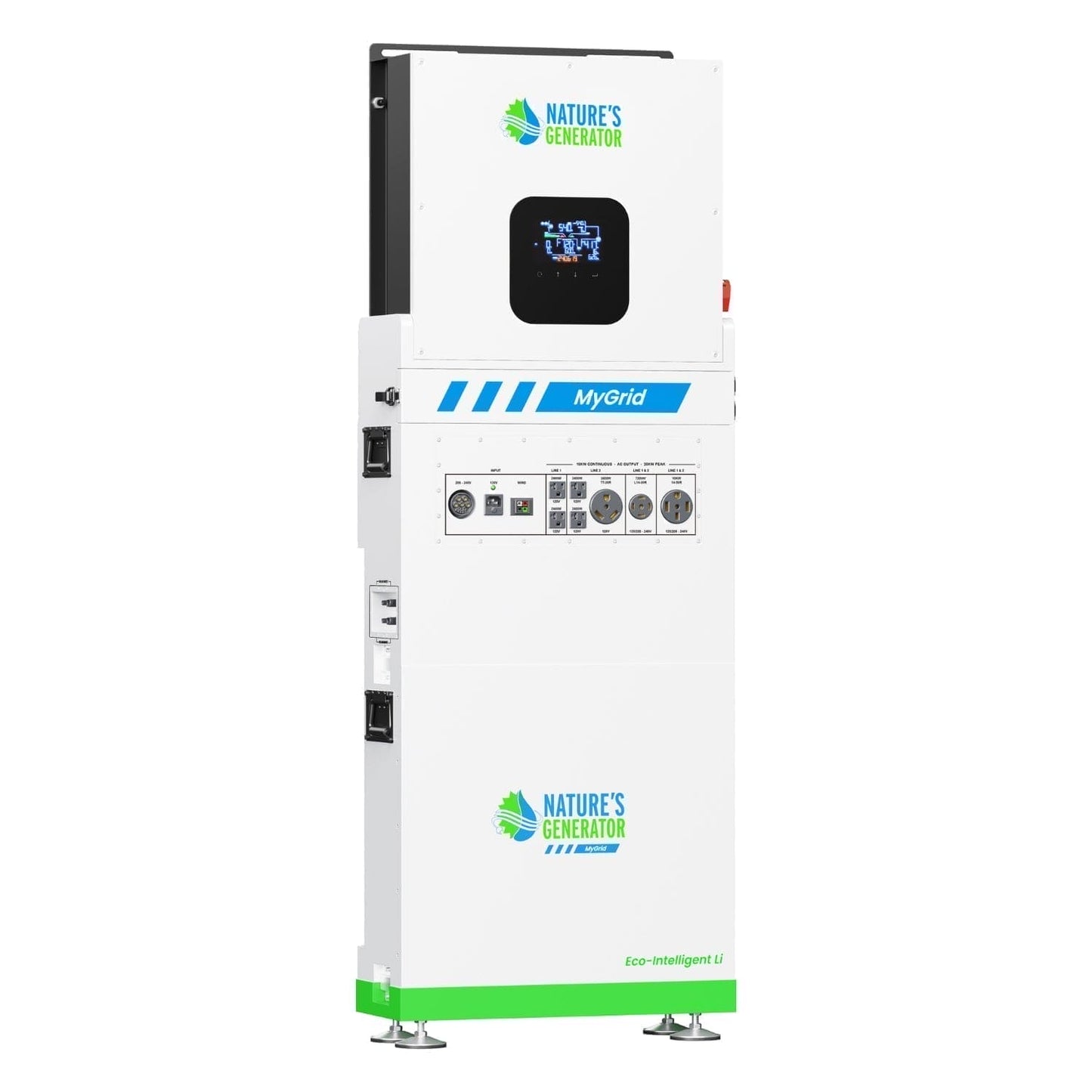 Nature's Generator  MyGrid 10K Solar Generator for Home - NGMGTNAUA