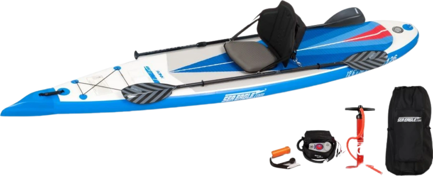Sea Eagle NN126K_P 12'6" NeedleNose Inflatable Board Pro Package New -  NN126K_P