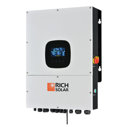Rich Solar 12K PV Hybrid Inverter Solar Kit | 61.44kWH Server Lithium Battery [KIT-SR0002] - SRx12-H12Kx1-NO
