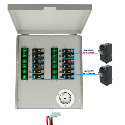 Nature's Generator  12-Circuit 120/240V 50A Non-Automatic Transfer Switch - NGPHPTK3