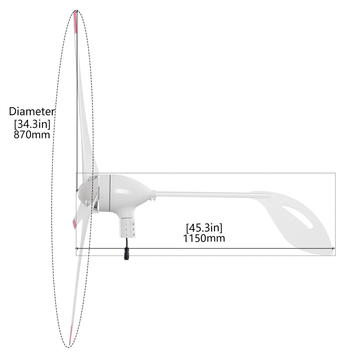 Nature's Generator Powerhouse Wind Turbine - Backyard Provider