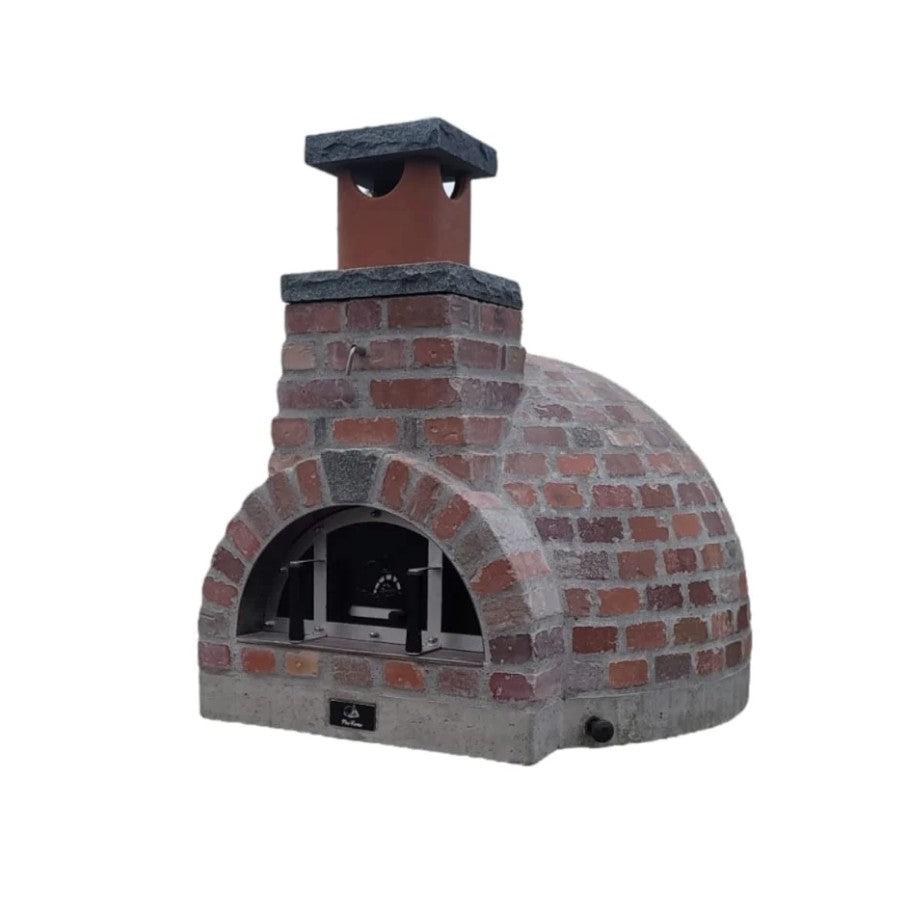 New Haven Rustico XL Traditional Wood Fired Brick Pizza Oven Left Side