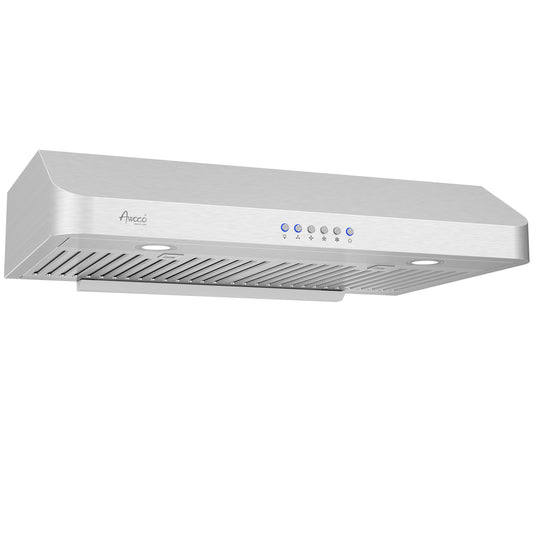 AWOCO RH-R06 under cabinet range hood - Rectangle Rear Vent - 900 CFM - RH-R06-30-COLD