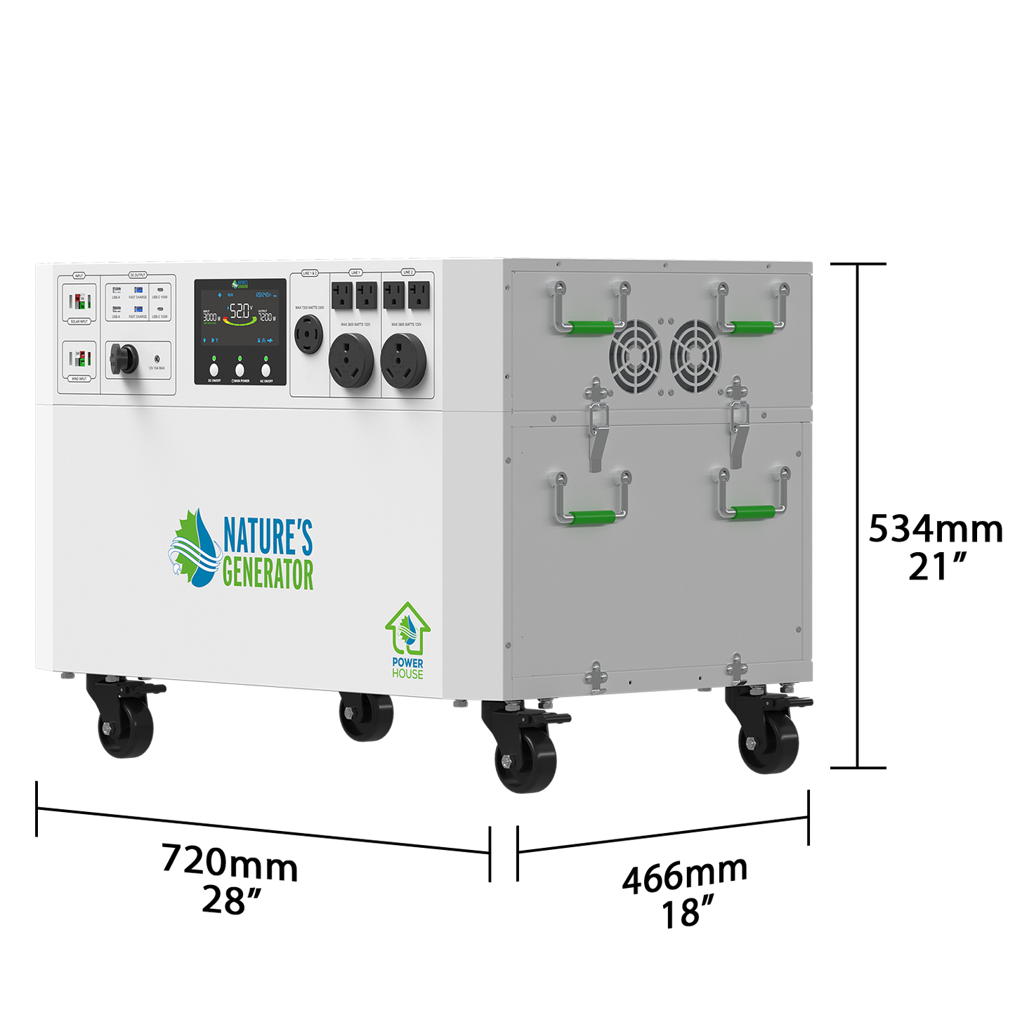 Nature's Generator  Gen 2 Whole Home Solar Generator - NGPHAU