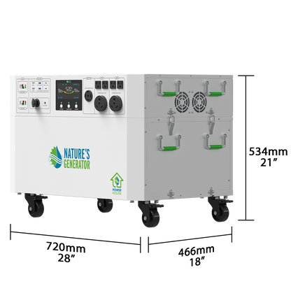 Nature's Generator  Gen 2 Solar Generator and Transfer Switch - NGPHAUP