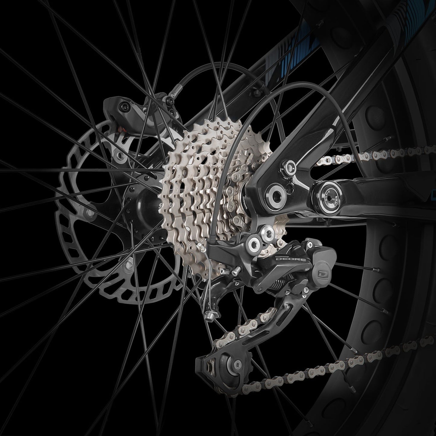 Cyrusher Nitro Mountain Mid-Drive All Terrain Air Shock Ebike - US-NTRO-RD