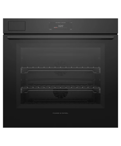 Fisher Paykel 30" Series 11 Minimal Self-Cleaning Steam Assist Oven Black Glass - OB30SMPSUB3