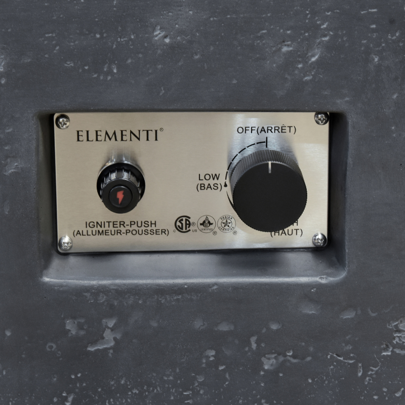 Elementi Manhattan Fire Table