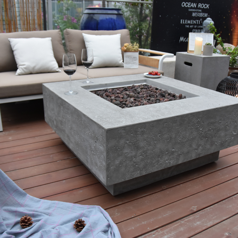Manhattan Fire Table on deck