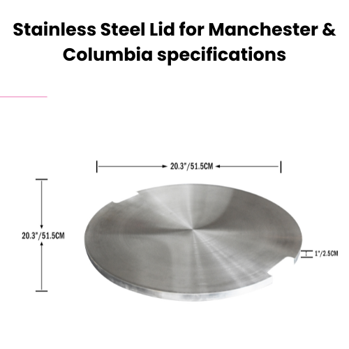 Elementi Manchester and Columbia Stainless Steel Lid