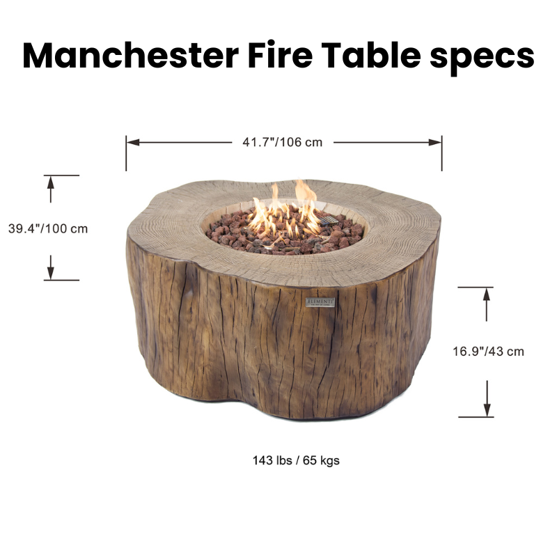 Elementi Manchester Fire Table
