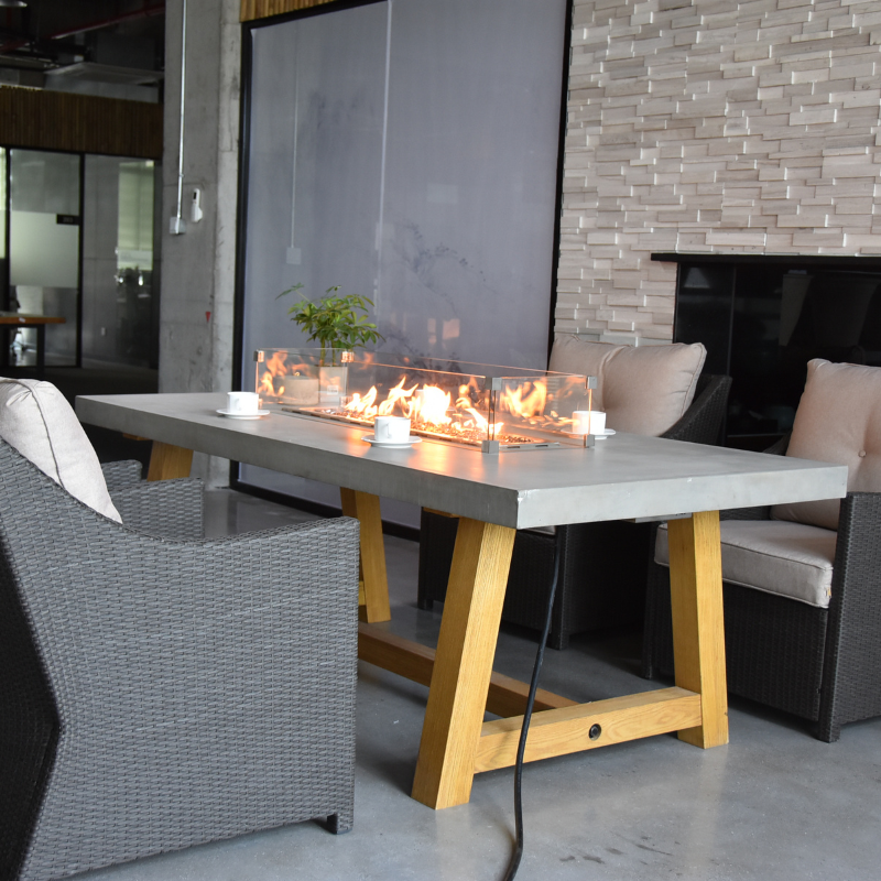 Elementi Sonoma Dining Fire Table