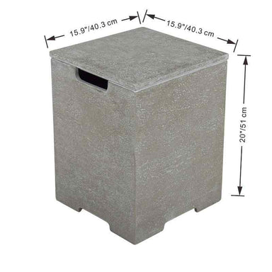 ONB0405LG Elementi Square tank Cover Dimension