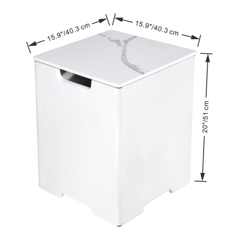ONB401BW-Tank Cover Dimensions