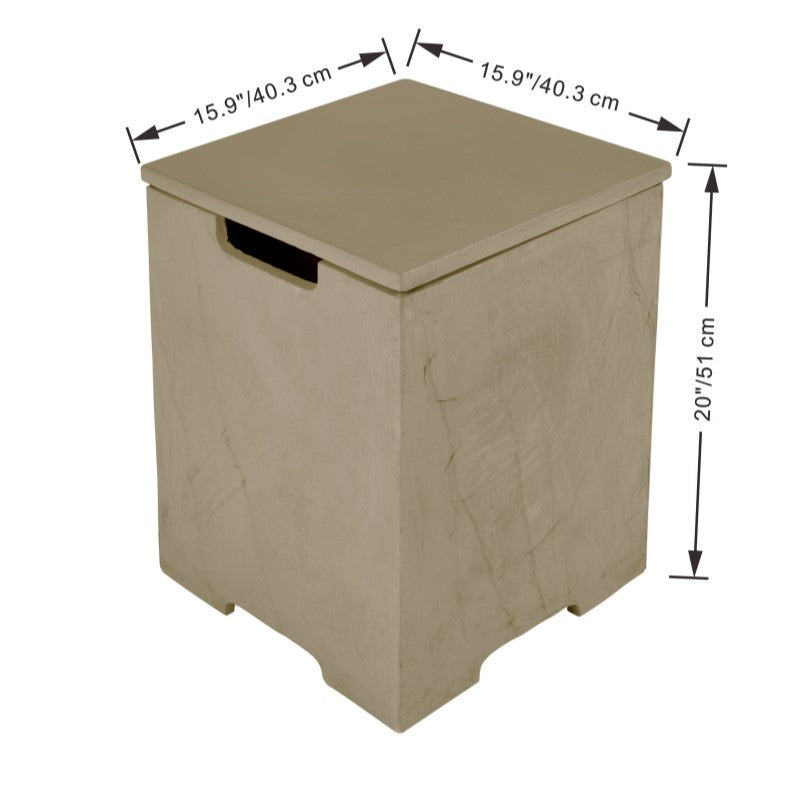 Elementi Plus Square Tank Cover