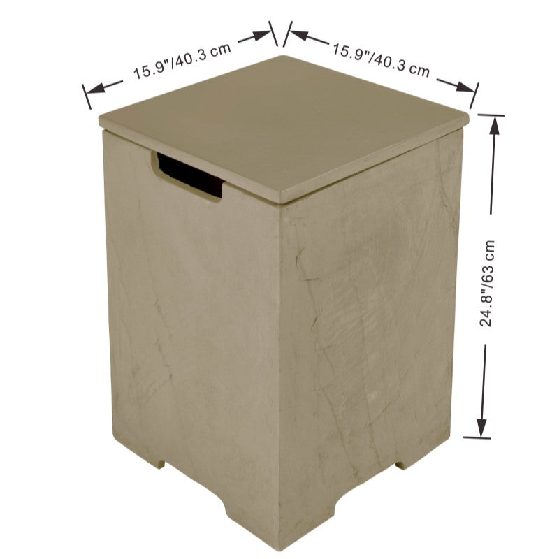 Elementi Plus Square Tank Cover