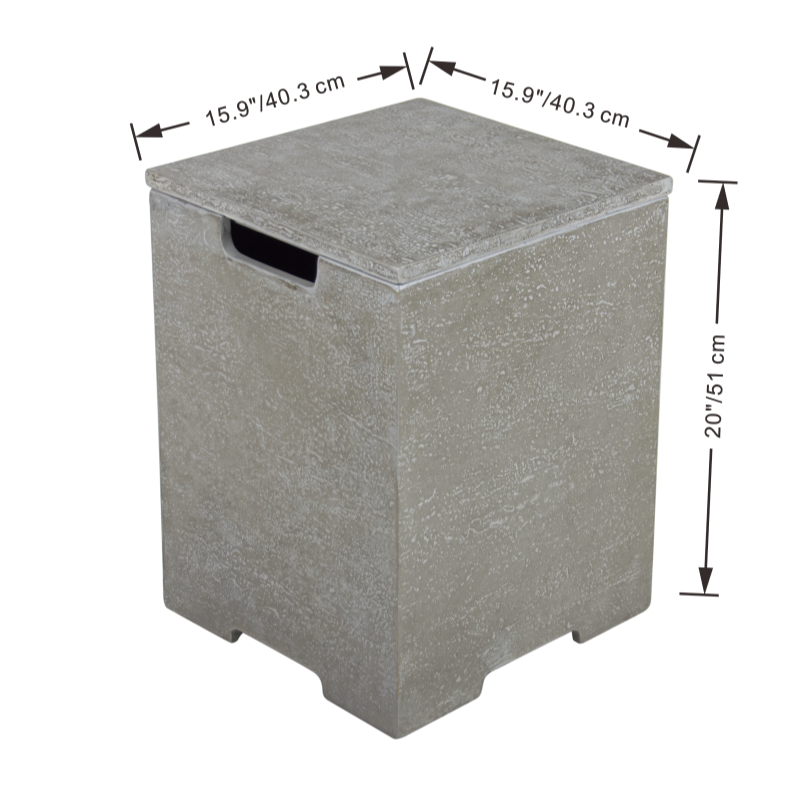 Elementi Plus Square Tank Cover