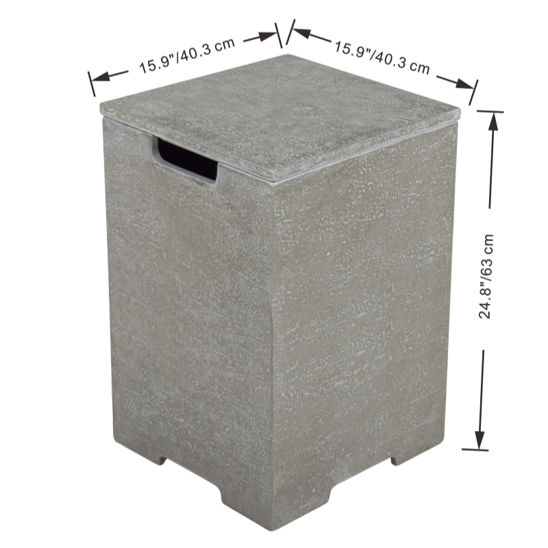 Elementi Plus Square Tank Cover