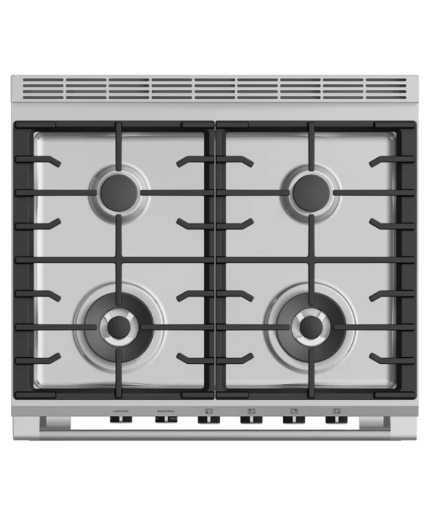 Fisher Paykel 30" Series 7 Classic 4 Burner Gas Range Black - OR30SCG4B1