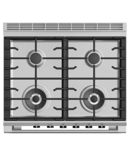 Fisher Paykel 30" Series 7 Classic 4 Burner Gas Range Black - OR30SCG4B1