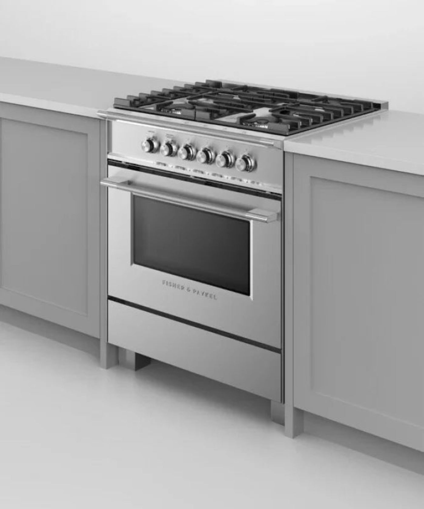 Fisher Paykel 30" Series 7 Classic 4 Burner Gas Range Stainless Steel - OR30SCG4X1