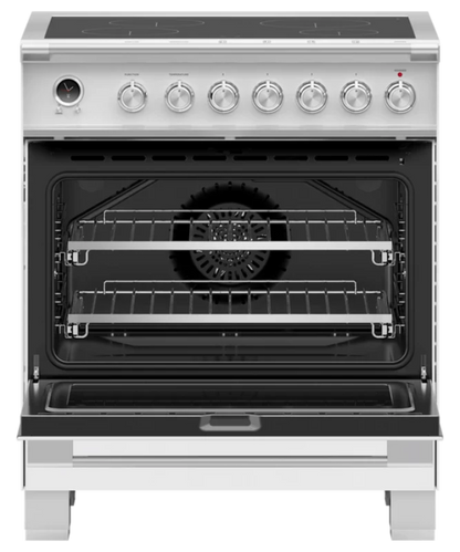 Fisher Paykel 30" Series 9 Classic 4 Zone Induction Self-Cleaning Range White - OR30SCI6W1