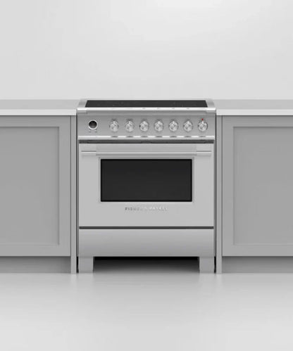 Fisher Paykel 30" Series 9 Classic 4 Zone Induction Self-Cleaning Range Stainless Steel - OR30SCI6X1