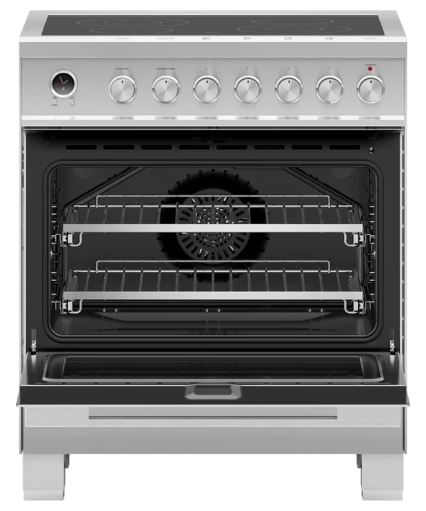 Fisher Paykel 30" Series 7 4 Element Electric Range, Ceramic Radiant Stainless Steel - OR30SDE6X1