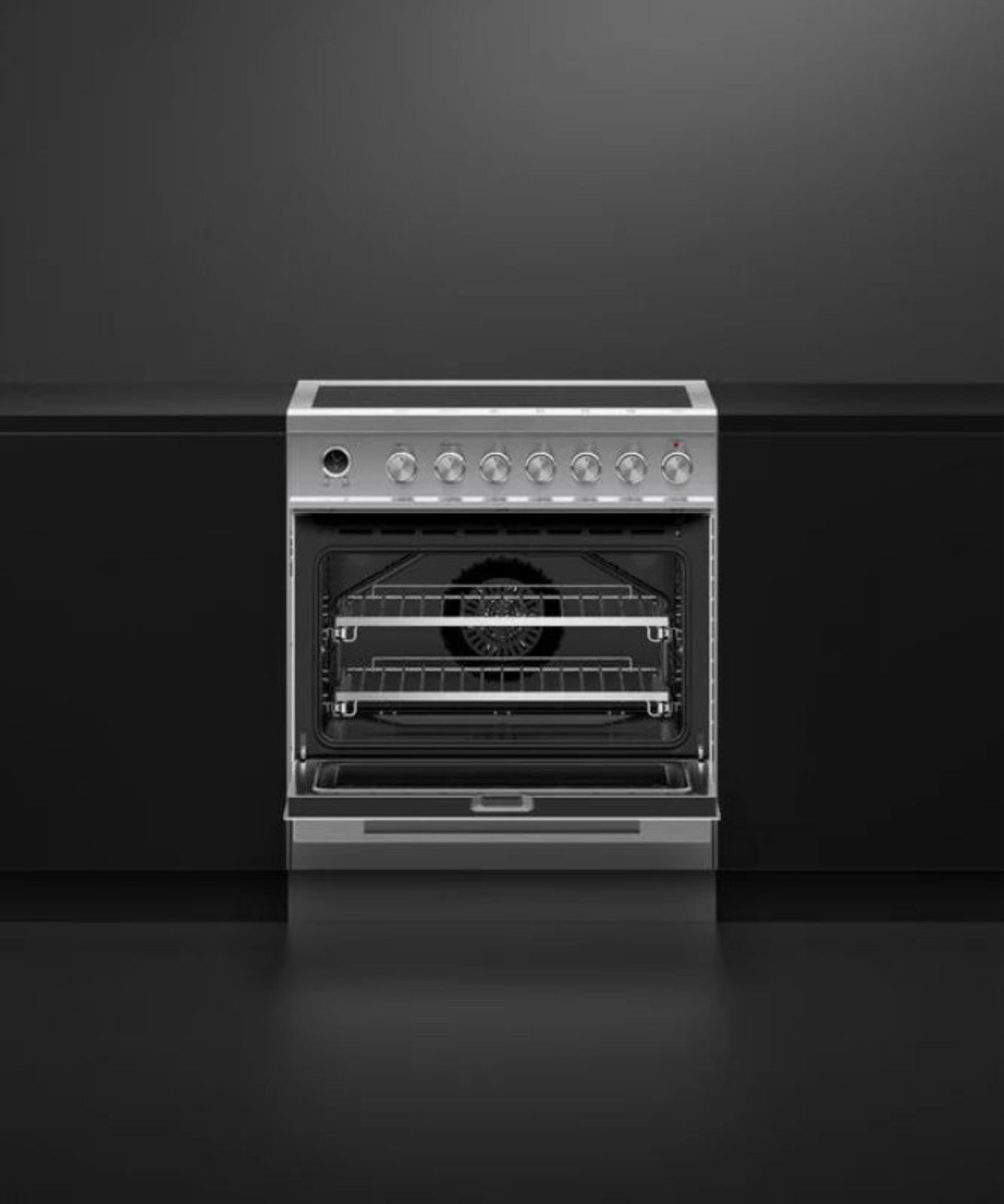 Fisher Paykel 30" Series 7 4 Element Electric Range, Ceramic Radiant Stainless Steel - OR30SDE6X1
