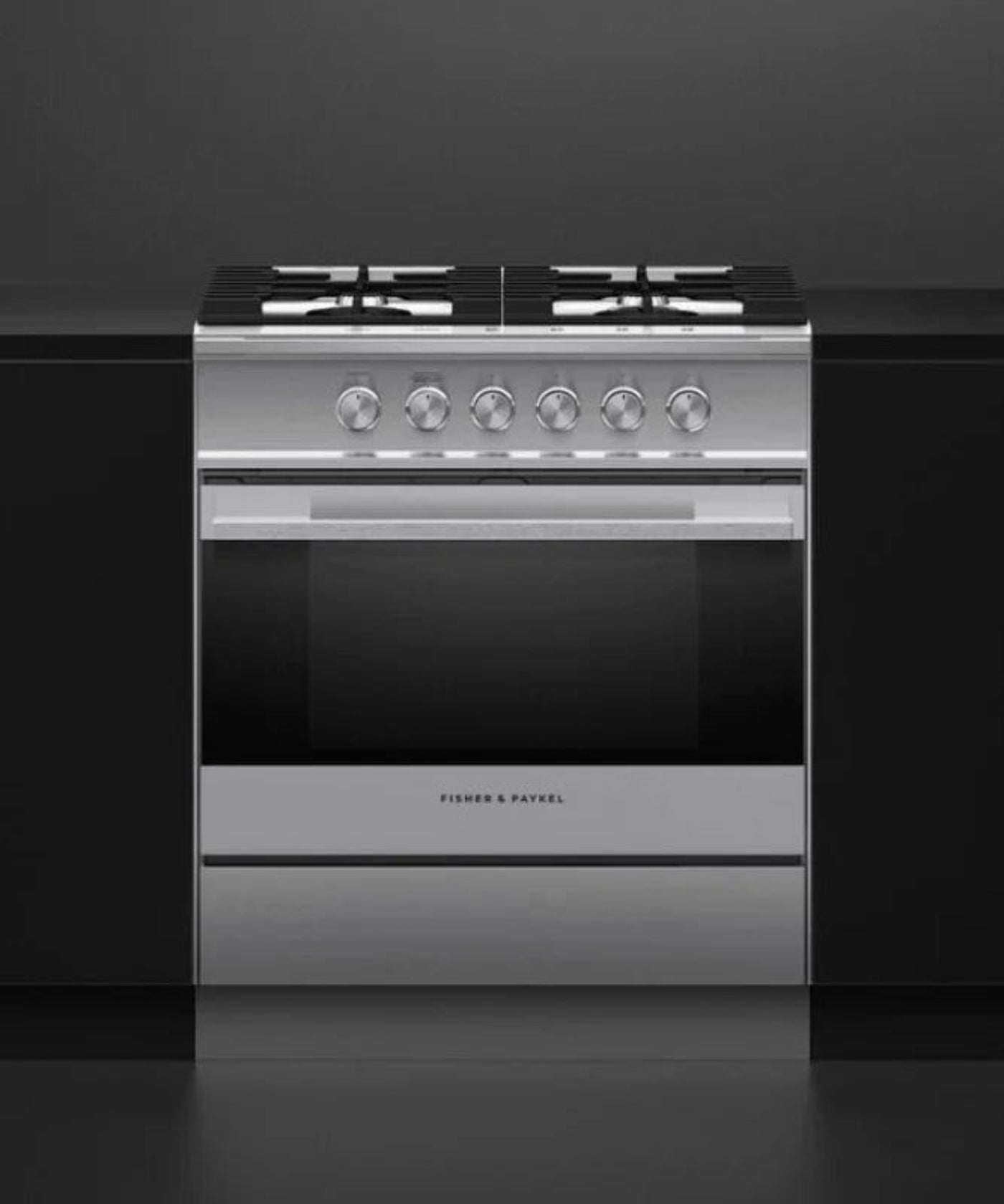 Fisher Paykel 30" Series 7 Contemporary 4 Burner Gas Range, Natural Gas Stainless Steel - OR30SDG4X1