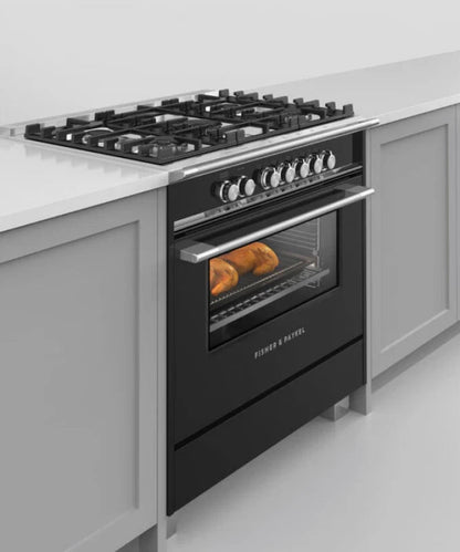 Fisher Paykel 36" Series 7 Classic 5 Burner Gas Range Black - OR36SCG4B1