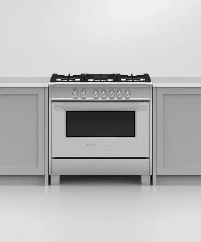 Fisher Paykel 36" Series 7 Classic 5 Burner Gas Range Stainless Steel - OR36SCG4X1