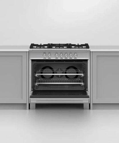 Fisher Paykel 36" Series 7 Classic 5 Burner Gas Range Stainless Steel - OR36SCG4X1