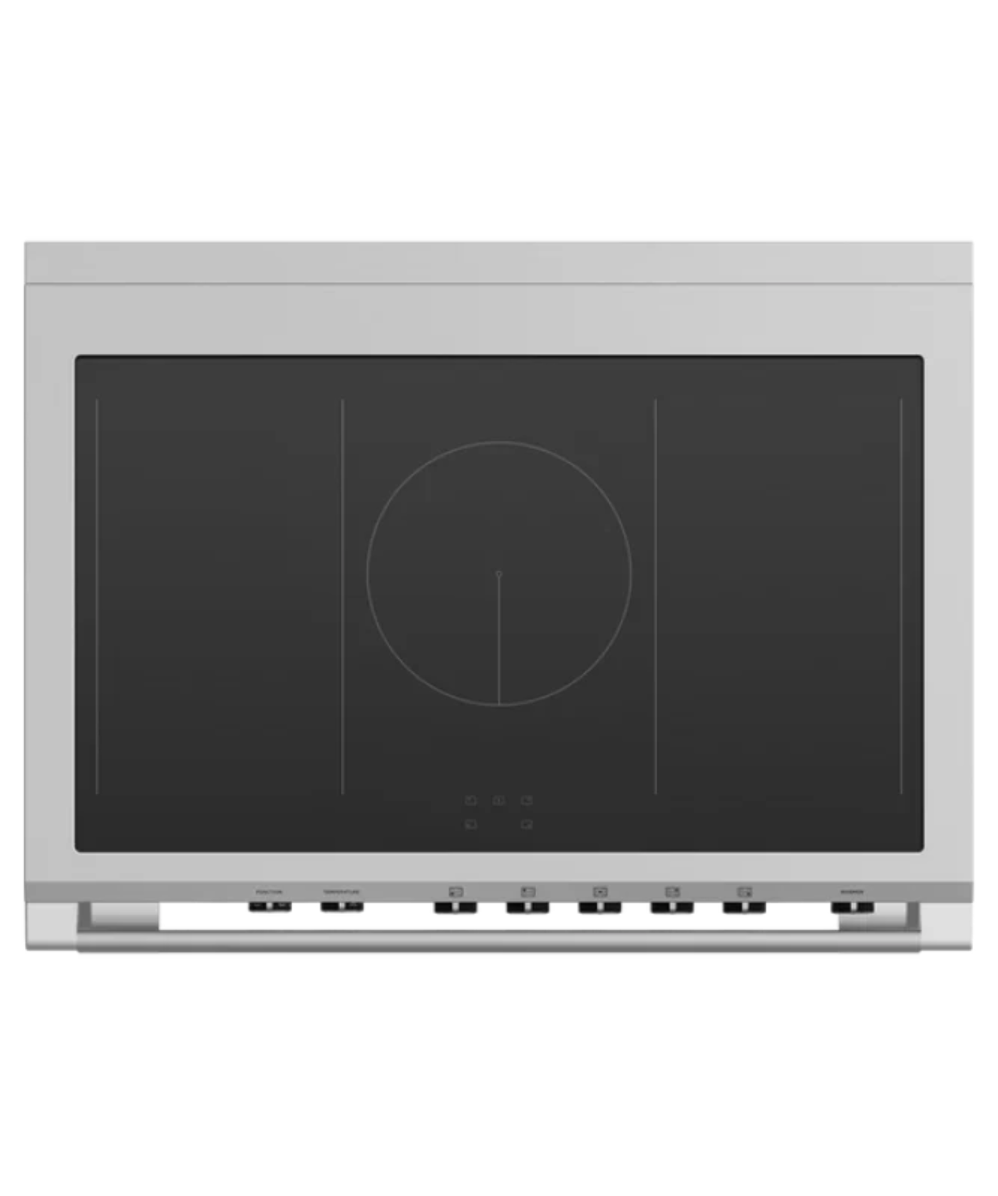 Fisher Paykel 36" Series 9 Classic 5 Zone Induction Self-Cleaning Range, 2 SmartZones Red - OR36SCI6R1
