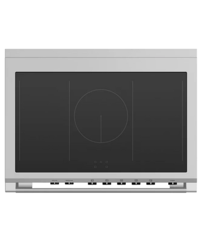 Fisher Paykel 36" Series 9 Classic 5 Zone Induction Self-Cleaning Range, 2 SmartZones Red - OR36SCI6R1
