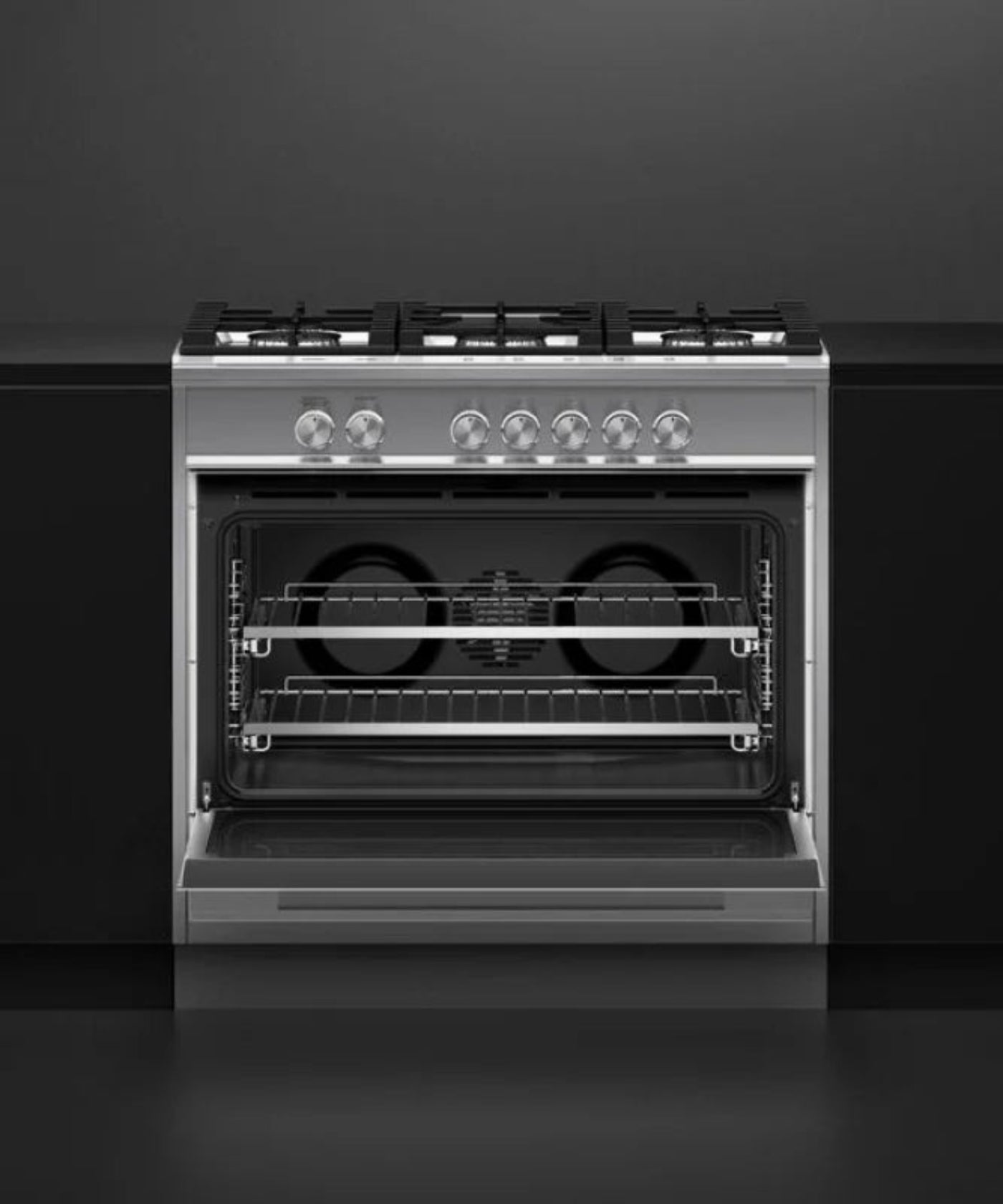 Fisher Paykel 36" Series 7 Contemporary 5 Burner Gas Range, Natural Gas Stainless Steel - OR36SDG4X1