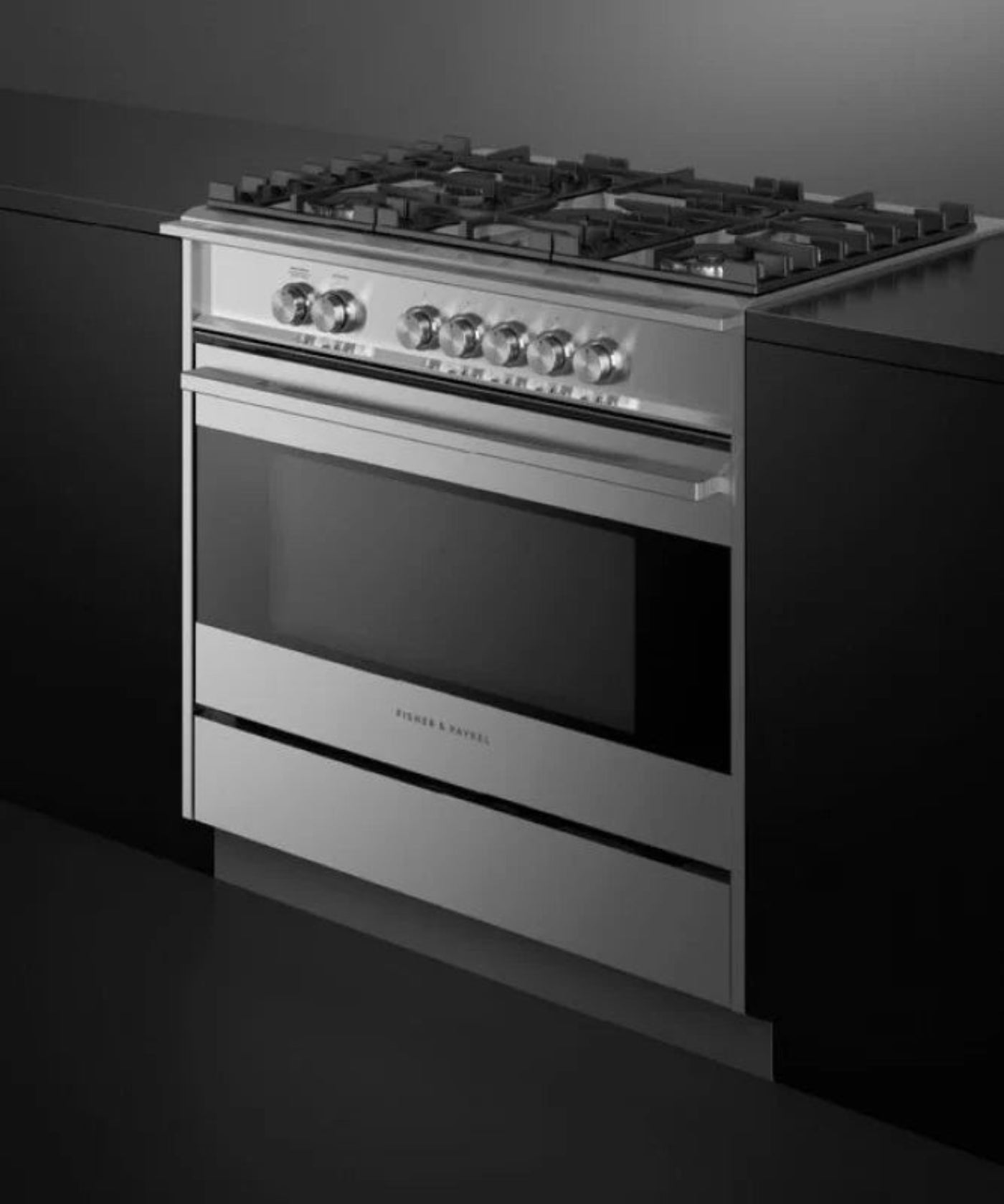 Fisher Paykel 36" Series 7 Contemporary 5 Burner Gas Range, Natural Gas Stainless Steel - OR36SDG4X1