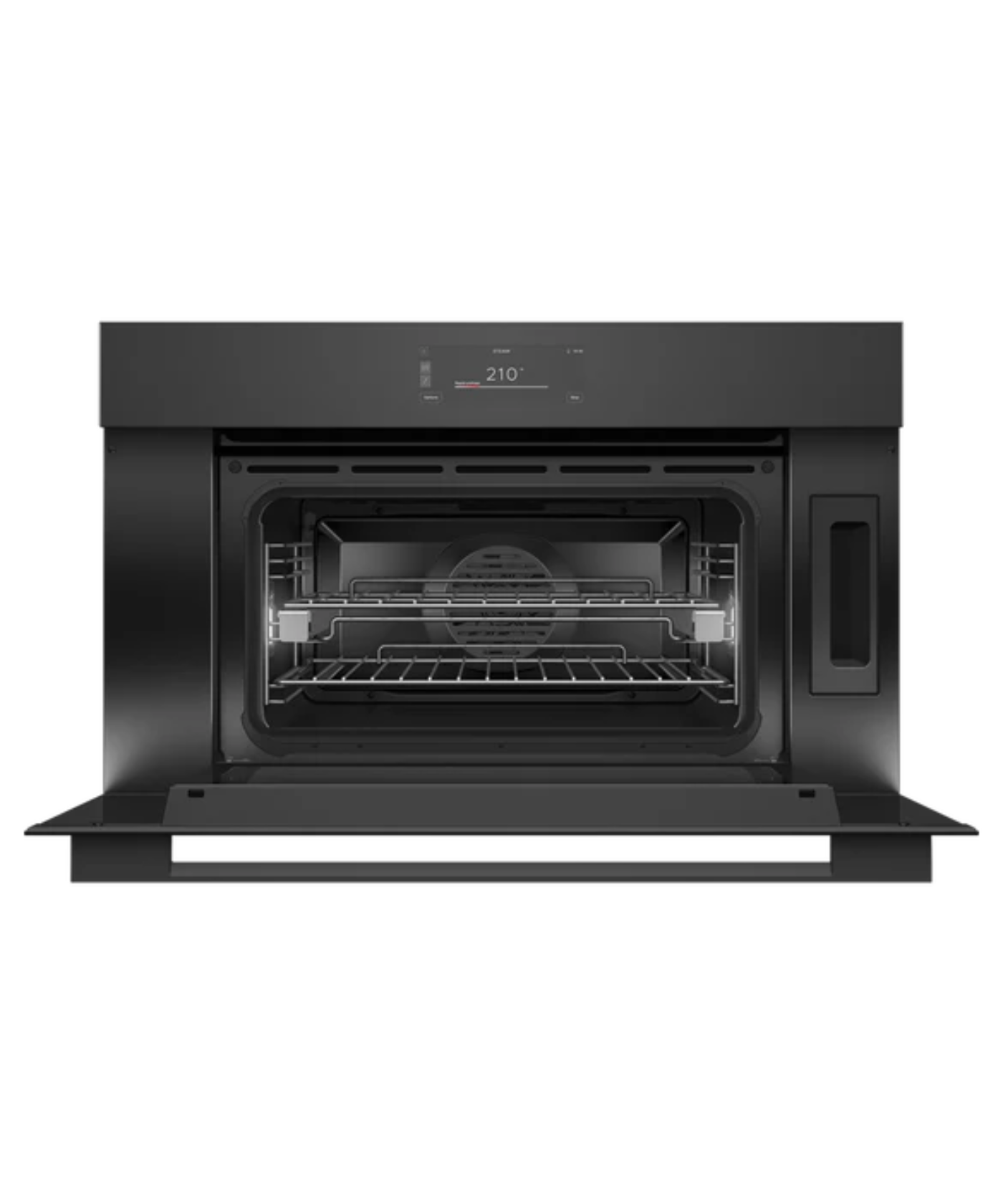 Fisher Paykel 30" Series 9 Minimal Compact Combi-Steam Oven Black Glass - OS30NMUB3