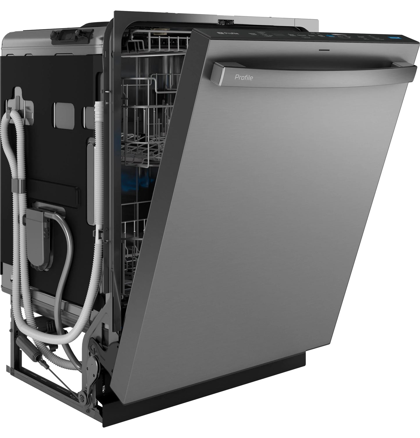 GE Appliances  Smart UltraFresh System Dishwasher with Microban Antimicrobial Technology with Deep Clean Washing 3rd Rack, 42 dBA Fingerprint Resistant Stainless - PDT755SYVFS